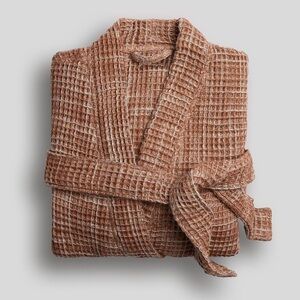 NWT PARACHUTE Unisex Waffle Robe in Terra Sz Large